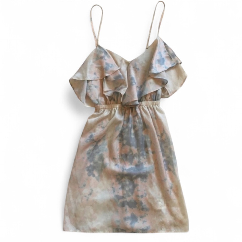 URBAN OUTFITTERS KIMCHI BLUE TIE DYE SPAGHETTI STRAP DRESS SIZE SMALL NORMCORE